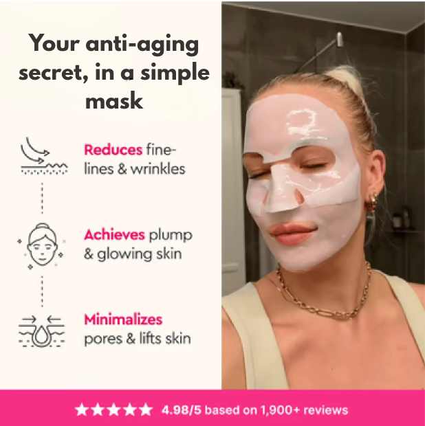 LuminiSkin™ – Anti-Aging &amp; Natural Radiance Collagen Face Mask
