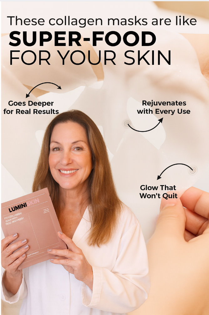LuminiSkin™ – Anti-Aging &amp; Natural Radiance Collagen Face Mask