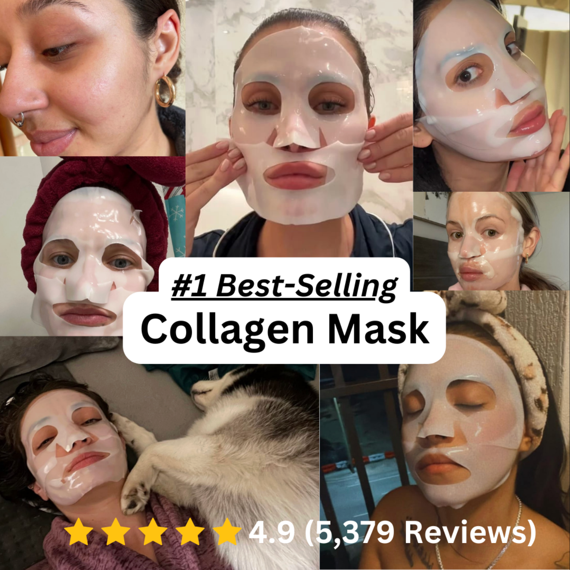 LuminiSkin™ – Anti-Aging &amp; Natural Radiance Collagen Face Mask